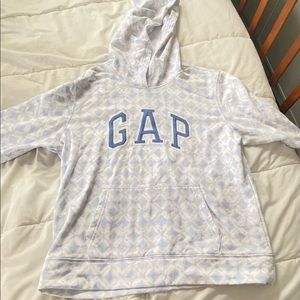 Gap sky blue hoodie.